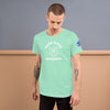 Men’s Hard Wurk Workout and Fitness Tee - Universal Gym T-Shirt With Stripes