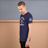 Men’s Hard Wurk Workout and Fitness Tee - Universal Gym T-Shirt With Stripes