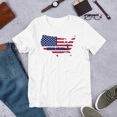 Womens Hard Wurk in America Tee
