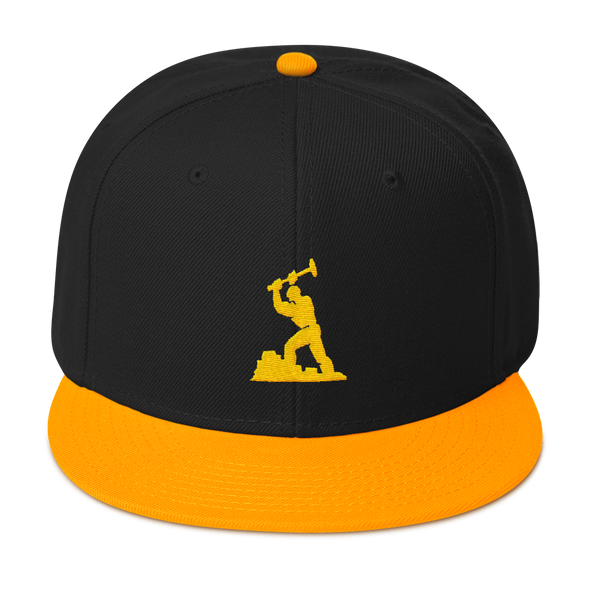 Mens Hard Wurk Wool Blend Hammer Snap-Back