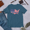 Womens Hard Wurk in America Tee