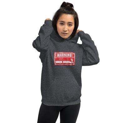 Womens WARNING Hard Wurk Hoodie