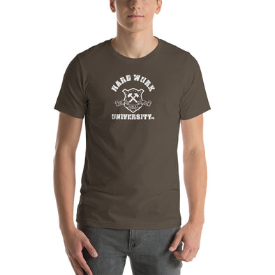 Mens Hard Wurk Univ Soft Tee