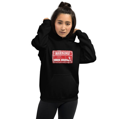 Womens WARNING Hard Wurk Hoodie