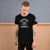Men’s Hard Wurk Workout and Fitness Tee - Universal Gym T-Shirt With Stripes