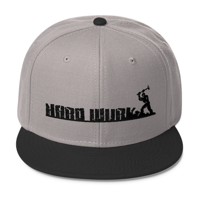 Mens Hard Wurk Wool Blend Snapback