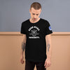 Men’s Hard Wurk Workout and Fitness Tee - Universal Gym T-Shirt With Stripes