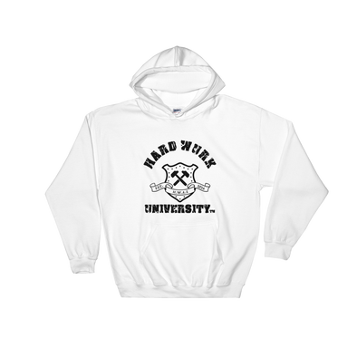 Mens Hard Wurk Univ. Heavy Dry-Blend Hoodie (Rear Logo)