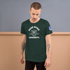 Men’s Hard Wurk Workout and Fitness Tee - Universal Gym T-Shirt With Stripes