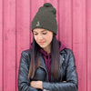 Ladies Hard Wurk Pom-Pom Beanie