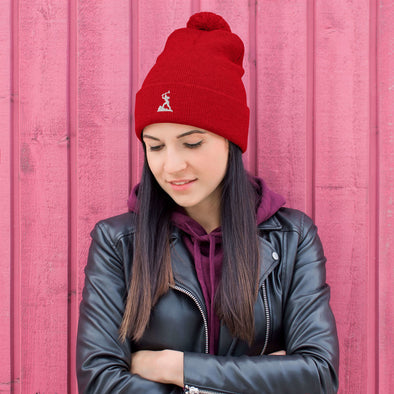 Ladies Hard Wurk Pom-Pom Beanie